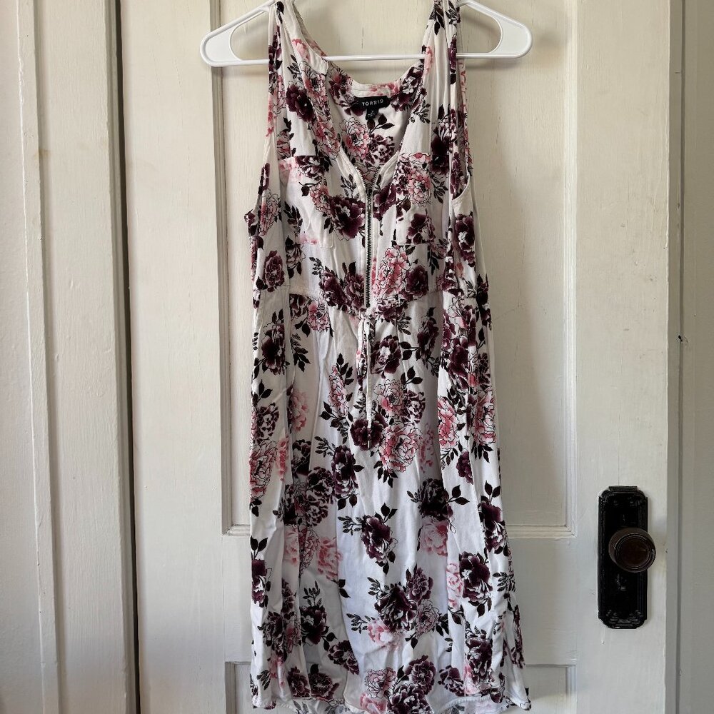 Torrid Floral 2X Sleeveless Dress